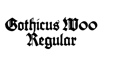 Gothicus W00 Regular