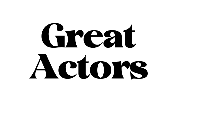 Great Actors Font