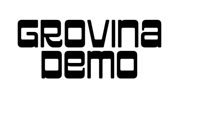 Grovina Demo Font