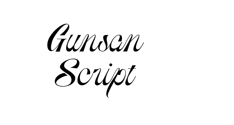 Gunsan Script Font