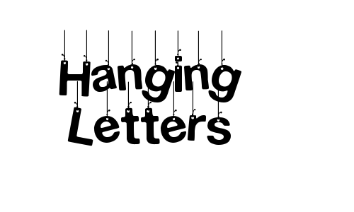 Hanging Letters Font