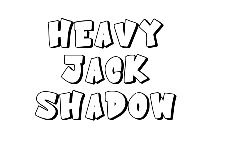 Heavy Jack Shadow Font