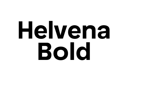 Helvena Bold Font