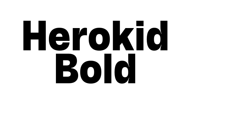 Herokid Bold Font