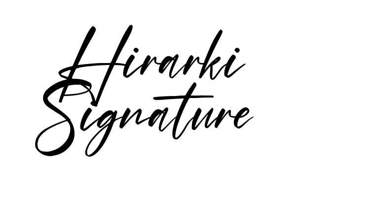 Hirarki Signature Font