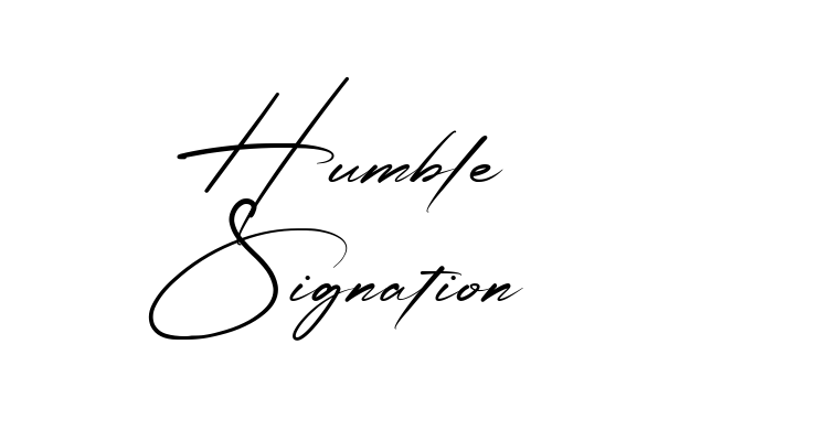 Humble Signation Font