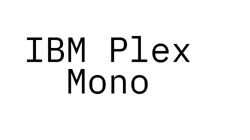 IBM Plex Mono