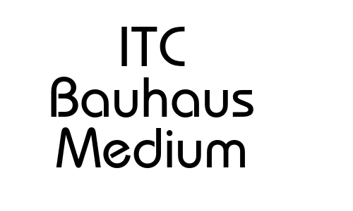 ITC Bauhaus Medium Font
