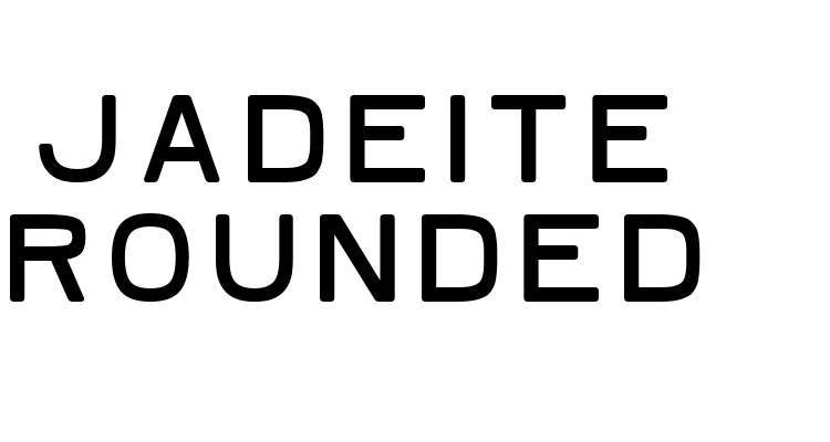 Jadeite Rounded Font