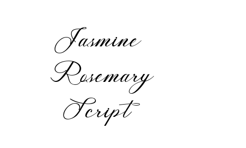 Jasmine Rosemary Script Font