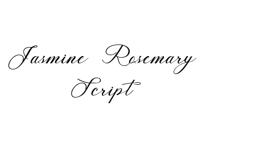Jasmine Rosemary Script