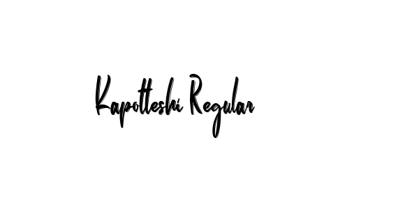 Kapotteshi Regular Font