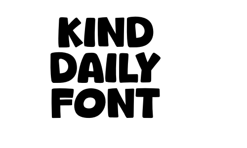 Kind Daily Font Font