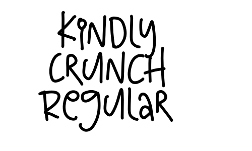 Kindly Crunch Regular Font