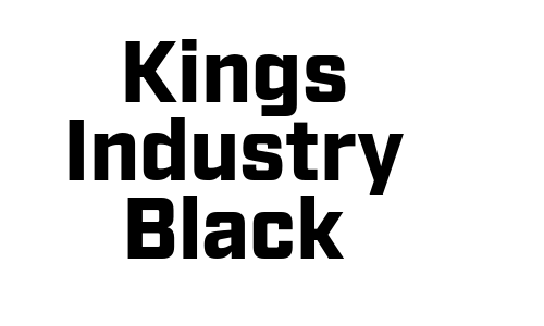 Kings Industry Black Font