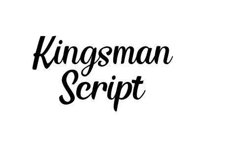 Kingsman Script Font