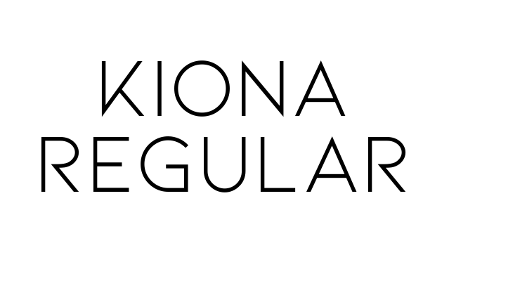 Kiona Regular Font