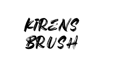 Kirens Brush Font