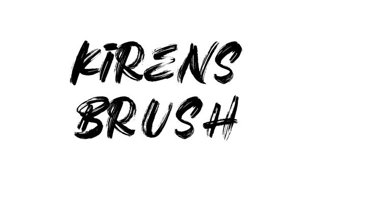 Kirens Brush Font