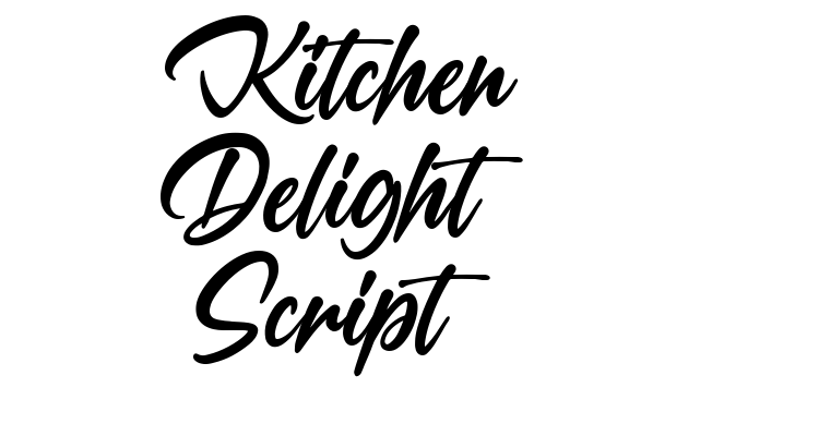Kitchen Delight Script Font