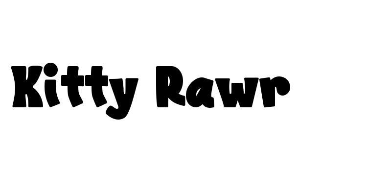 Kitty Rawr Font
