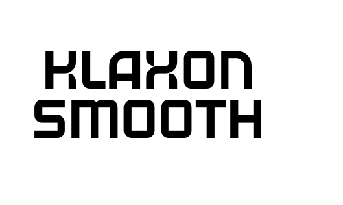 Klaxon Smooth Font