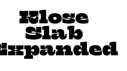 Klose Slab Expanded
