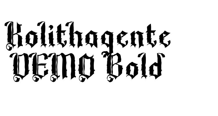 Kolithagente DEMO Bold Font