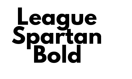 League Spartan Bold Font
