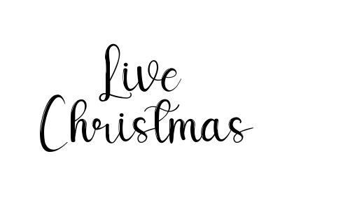 Live Christmas Font