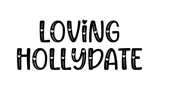 Loving Hollydate Font