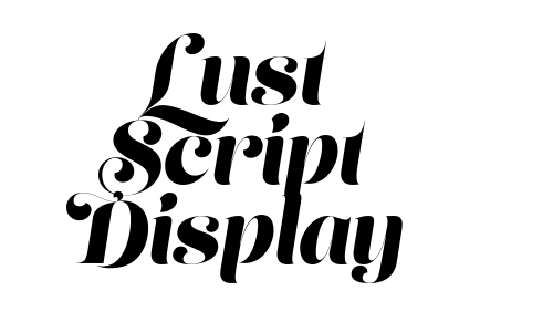 Lust Script Display Font