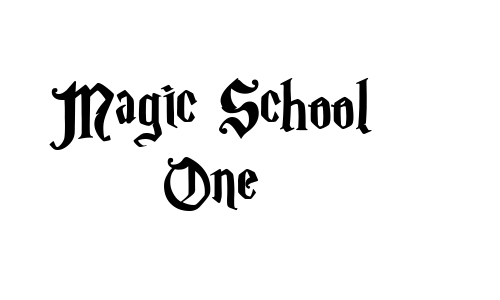 Magic School One Font