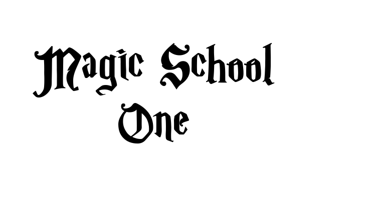 Magic School One Font