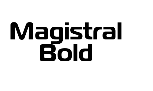 Magistral Bold Font