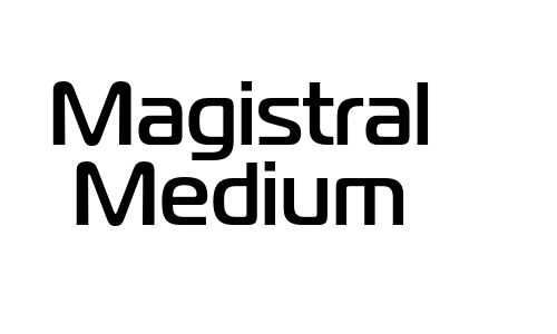 Magistral Medium Font