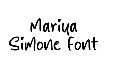 Mariya Simone Font Font