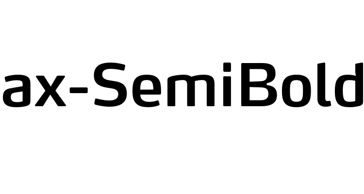 Max-SemiBold Font