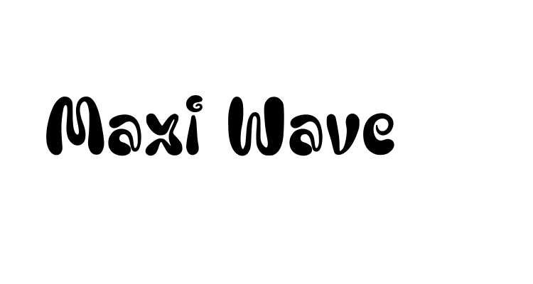 Maxi Wave Font