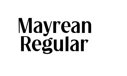 Mayrean Regular Font
