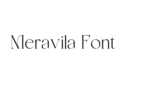 Meravila Font Font