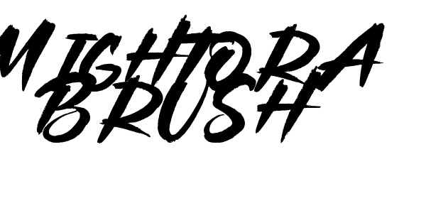 Mightora Brush Font