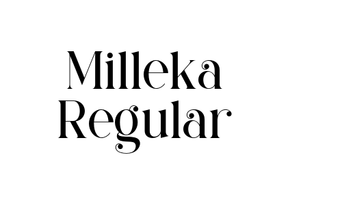 Milleka Regular Font