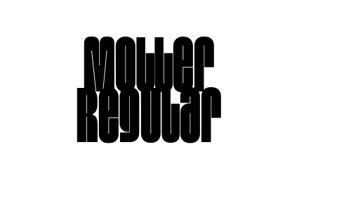 Moller Regular Font