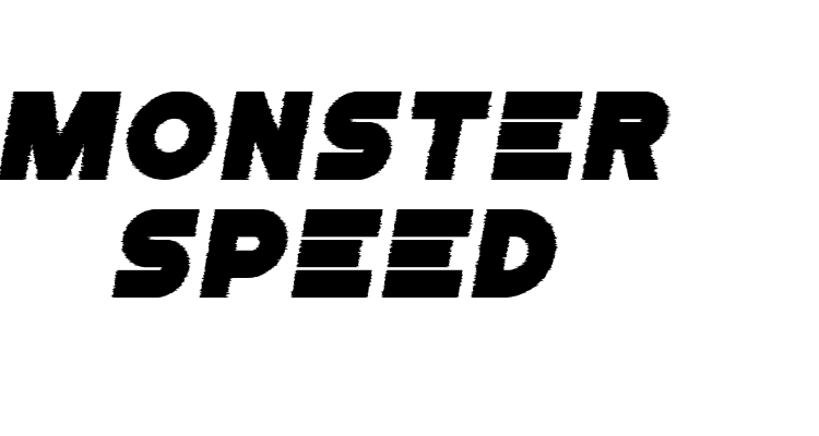 Monster Speed Font