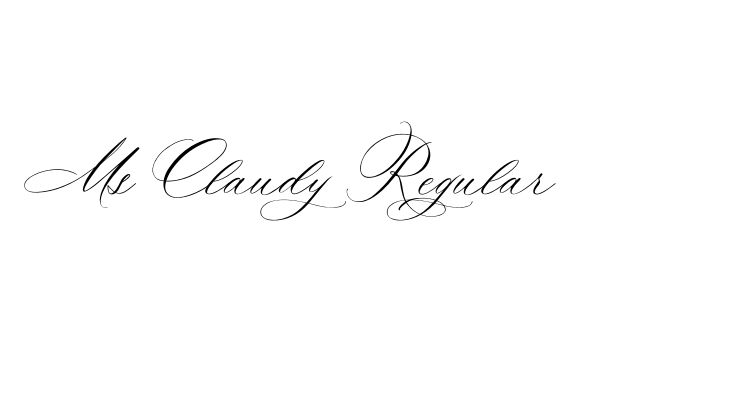 Ms Claudy Regular Font