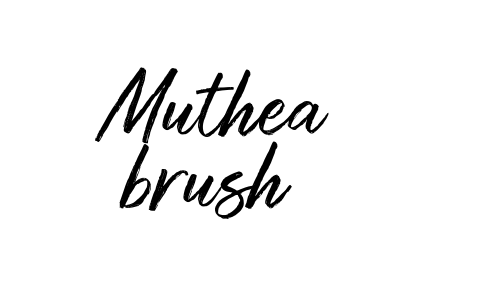 Muthea brush Font