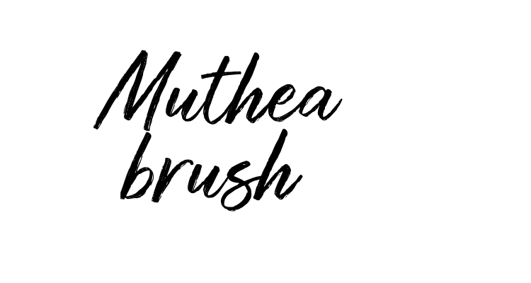 Muthea brush Font