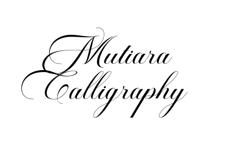 Mutiara Calligraphy Font