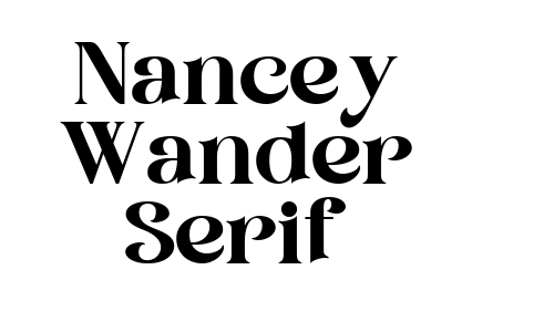 Nancey Wander Serif Font